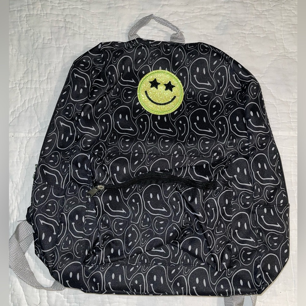 Smiley Face Backpack - New